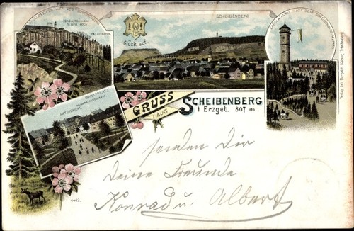 Litho scheibenberg erzgebirge - litho,